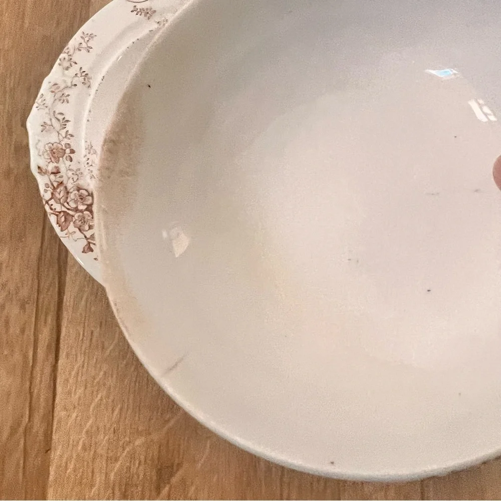 Antique 1881 F. Winkle & Co. SURREY FENTON FAIENCE England‎ 181003 - Soup Bowl